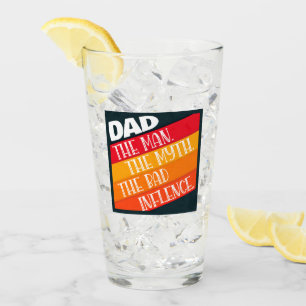 Vater der Mann, der Mythos, der schlechte Einfluss Glas
