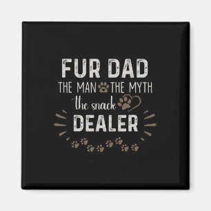 Vater Der Mann, der Mythos der Snack-Händler Hund  Magnet