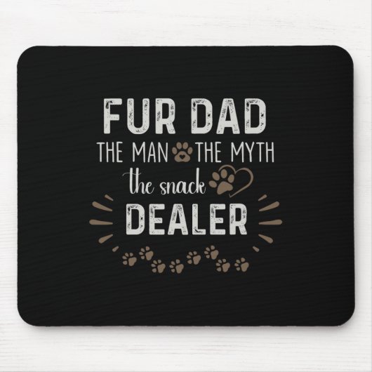 Vater Der Mann, der Mythos der Snack-Händler Hund Mousepad (Vorne)
