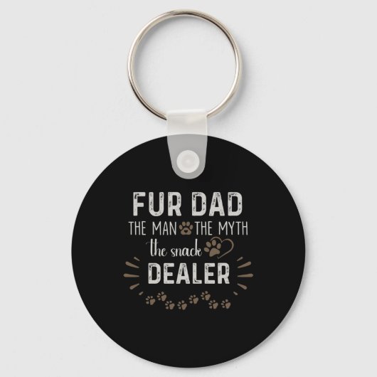 Vater Der Mann, der Mythos der Snack-Händler Hund Schlüsselanhänger (Vorderseite)