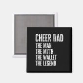 Vater Der Mann, der Mythos, die Geldbörse Magnet (Vorderseite/Rückseite)