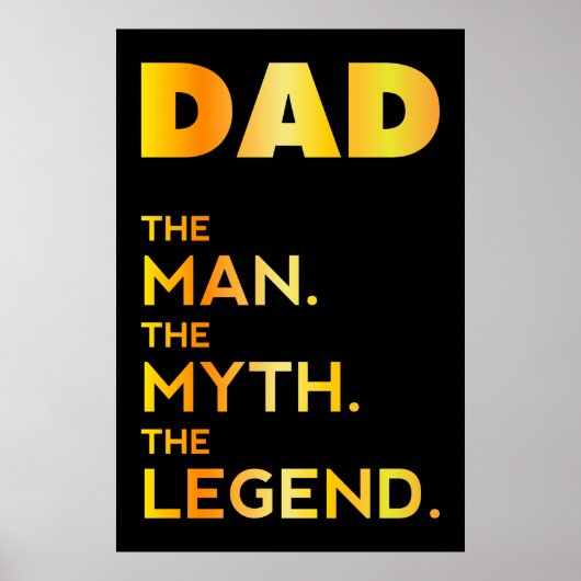 VATER, der Mann, der Mythos, die Legende, das Shir Poster (Vorne)