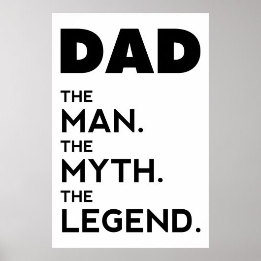 VATER, Der Mann, der Mythos, die Legende, das Vate Poster (Vorne)