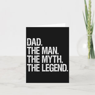 Vater Der Mann der Mythos Die Legende Funny Vather Karte