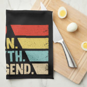 Vater. Der Mann, der Mythos, die Legende. Geschirrtuch (Viertel Falte)