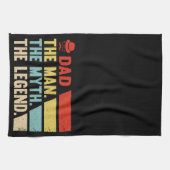 Vater. Der Mann, der Mythos, die Legende. Geschirrtuch (Horizontal)