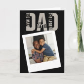 Vater der Mann, der Mythos, die Legende Karte (Vorderseite)