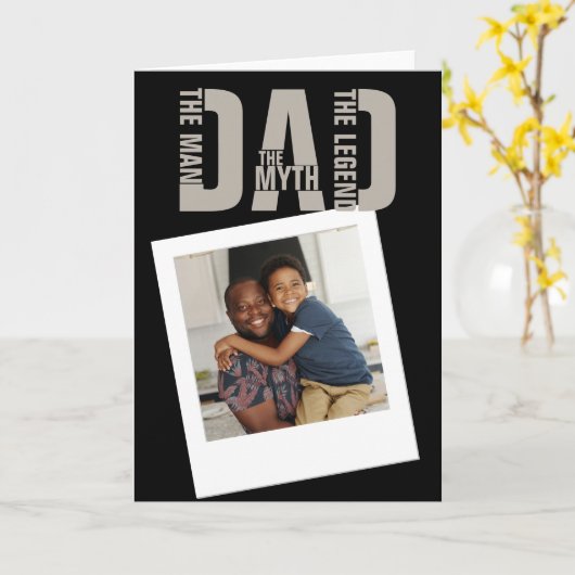 Vater der Mann, der Mythos, die Legende Karte (Gelbe Blume)