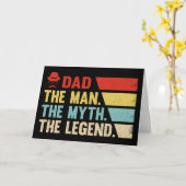 Vater. Der Mann, der Mythos, die Legende. Karte (Gelbe Blume)
