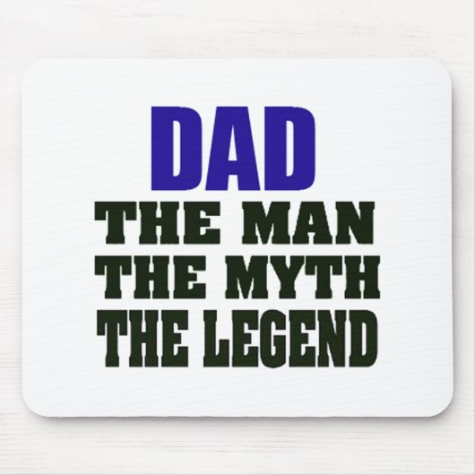 Vater der Mann der Mythos die Legende Mousepad (Vorne)