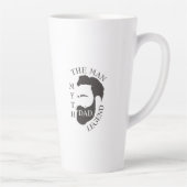 Vater der Mann, der Mythos, die Legende Text schwa Milchtasse (Rechts)