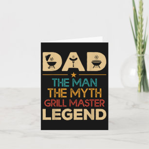 Vater Der Mann der Mythos Grill Meister Legende, l Karte