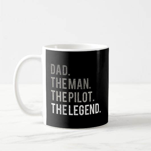 Vater der Mann, der Pilot, der legendäre Vater Luf Kaffeetasse (Links)