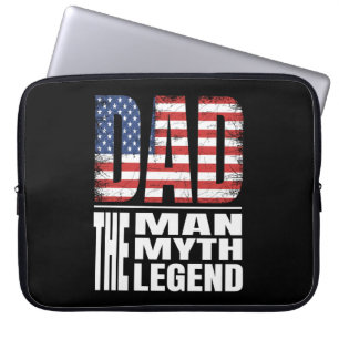 VATER DER MANN DIE LEGENDE VETERANEN GESCHENK LAPTOPSCHUTZHÜLLE
