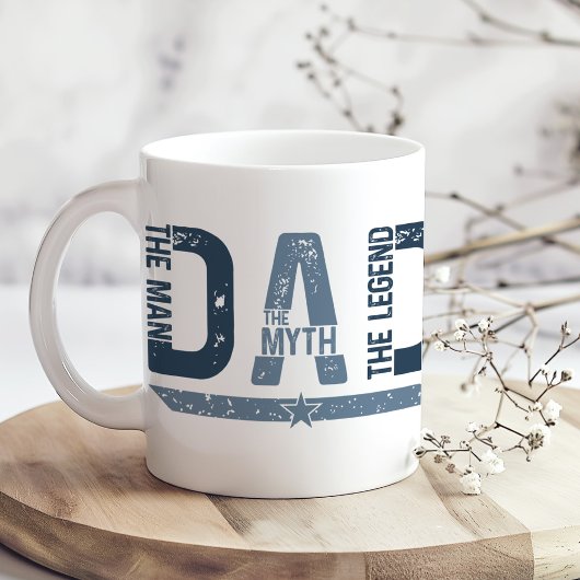 "VATER Der Mann Mith Legend" Vatertagsgeschenk Kaffeetasse