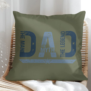 "VATER Der Mann Mith Legend" Vatertagsgeschenk Kissen
