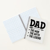 Vater Der Mann Notizblock (Innenseite)