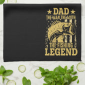 Vater - Der Mensch, der Mythos, die Fische Geschirrtuch (Gefaltet)