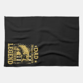 Vater - Der Mensch, der Mythos, die Fische Geschirrtuch (Horizontal)