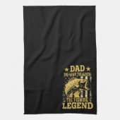 Vater - Der Mensch, der Mythos, die Fische Geschirrtuch (Vertikal)