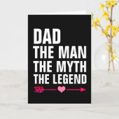 VATER DER MYTH-LEGEND-GEBURTSTAGSKARTE KARTE (Gelbe Blume)