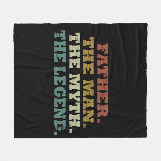 Vater der Mythos-Legende Fleecedecke (Vorderseite (Horizontal))