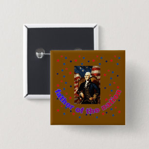 Vater der Nation braun Button