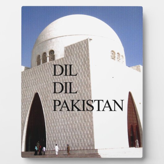 Vater der Nation: Mazar-e-Quaid Fotoplatte (Vorderseite)