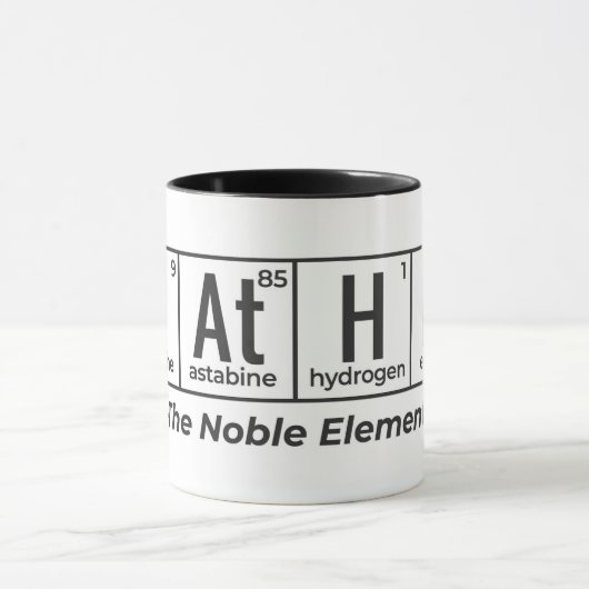 Vater der Noble Element Vathers Day Science Geek Tasse (Zentrum)