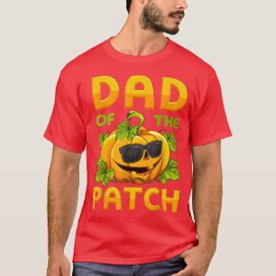 Vater der Patch Pumpkin Halloween-Matching-Familie T-Shirt