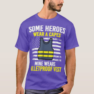 Vater der Polizei Tag der Mama der Polizei Mütter T-Shirt