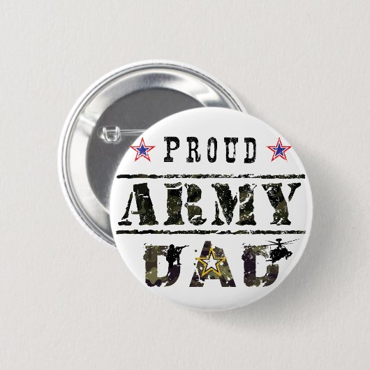 Vater der Proud Army Button (Vorne & Hinten)