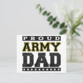 Vater der Proud Army Postkarte (Stehend Vorderseite)