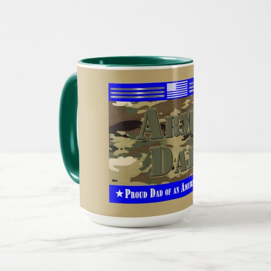 Vater der Proud Army Tasse (Vorderseite Links)