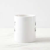 Vater der Schwarz-weißen Hochzeitsgesellschaft Kaffeetasse (Mittel)