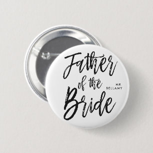 Vater der Skript-Art-kundenspezifischen Hochzeit Button