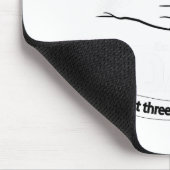Vater der Triplets Ankündigung Vatertag Daddy Tri Mousepad (Ecke)