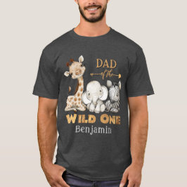 Vater der Wilden Eine Safari Geburtstag T - Shirt