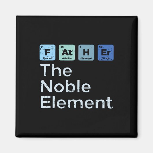 Vater der Wissenschaft der Nobelelemente Magnet (Vorne)