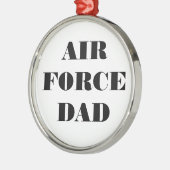 Vater der Zierluftwaffe Silbernes Ornament (Links)