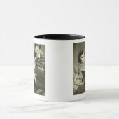 Vater, der zum Sohn liest Tasse (Zentrum)