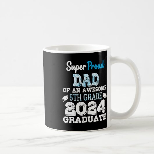 Vater des 5. Graduate 2024 Kaffeetasse (Rechts)
