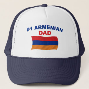 Vater des Armenian-#1 Truckerkappe
