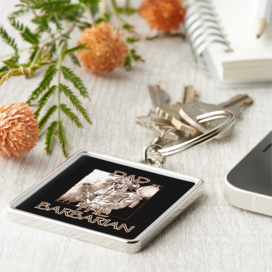 Vater des Barbaren Schlüsselanhänger (Seite)