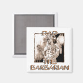 Vater des Barbarian Magnet (Vorderseite/Rückseite)