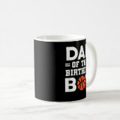 Vater des Basketballtrainers Basketbal Kaffeetasse (VorderseiteRechts)