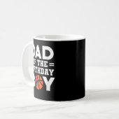 Vater des Basketballtrainers Basketbal Kaffeetasse (Vorderseite Links)