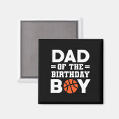 Vater des Basketballtrainers Basketbal Magnet (Vorderseite/Rückseite)
