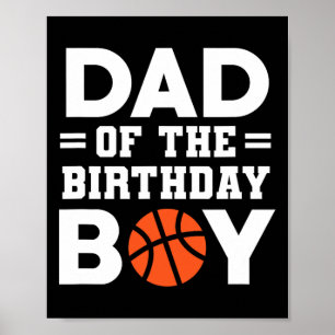 Vater des Basketballtrainers Basketbal Poster