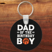 Vater des Basketballtrainers Basketbal Schlüsselanhänger (Vorderseite)
